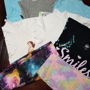 Lot size girls 12 14 16 Justice Disney Crazy 8